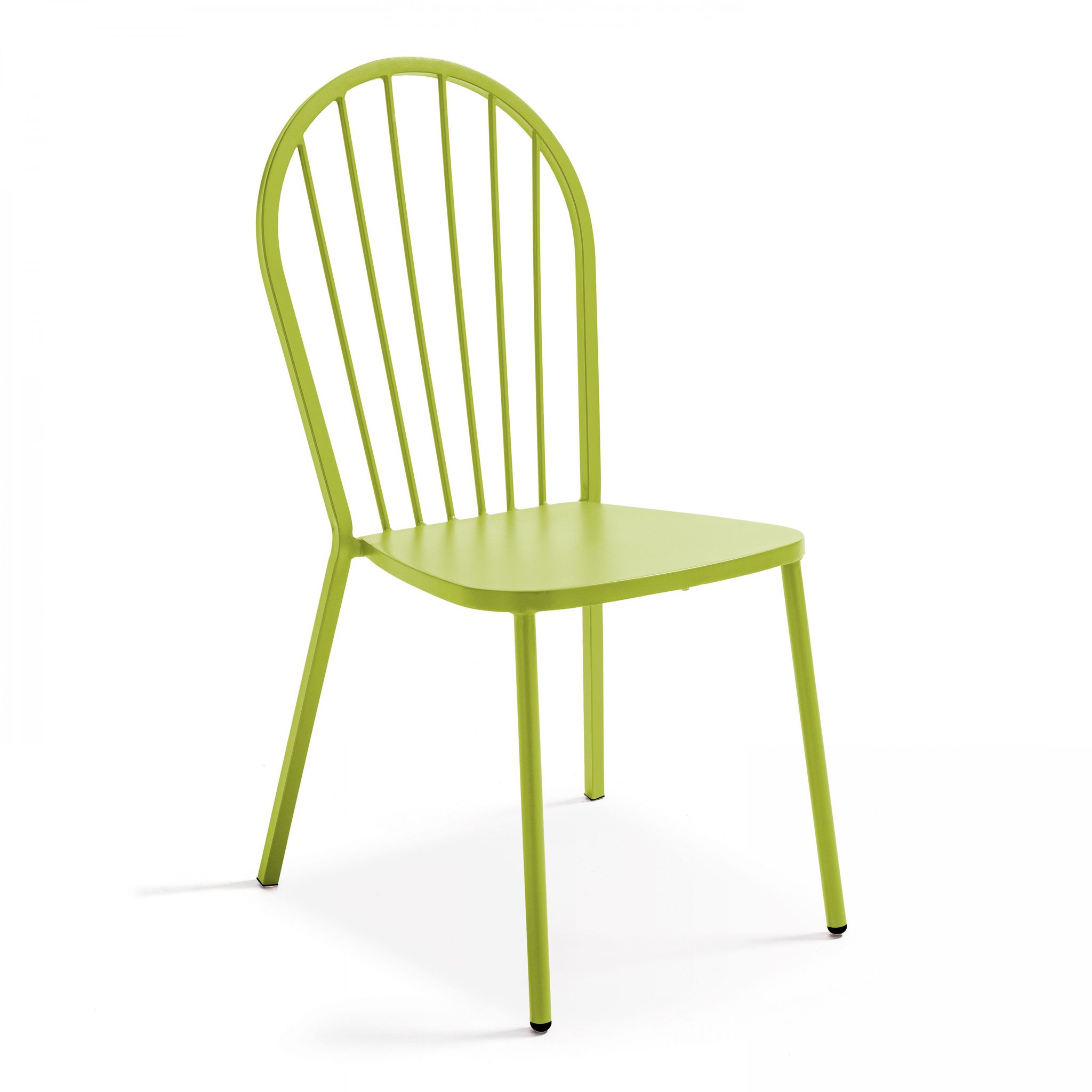 Oviala - Chaise Bistrot De Jardin En Métal Vert