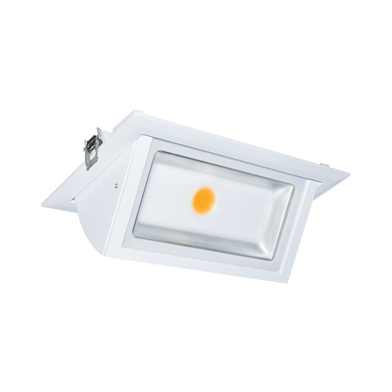 Vision-el - Spot Rectangulaire Encastrable Inclinable Stella 235x145mm - 4000k Blanc Neutre - 40w
