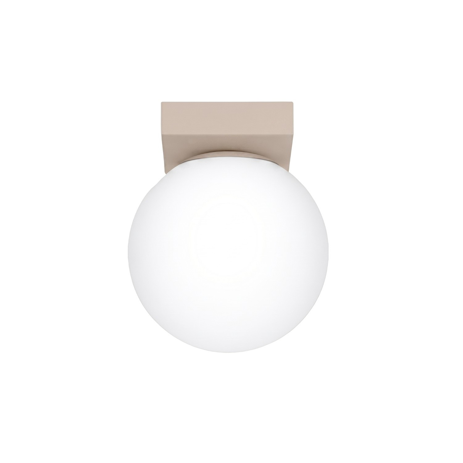 Plafonniers Yoli Acier/verre Taupe 1xg9 12cm Sollux