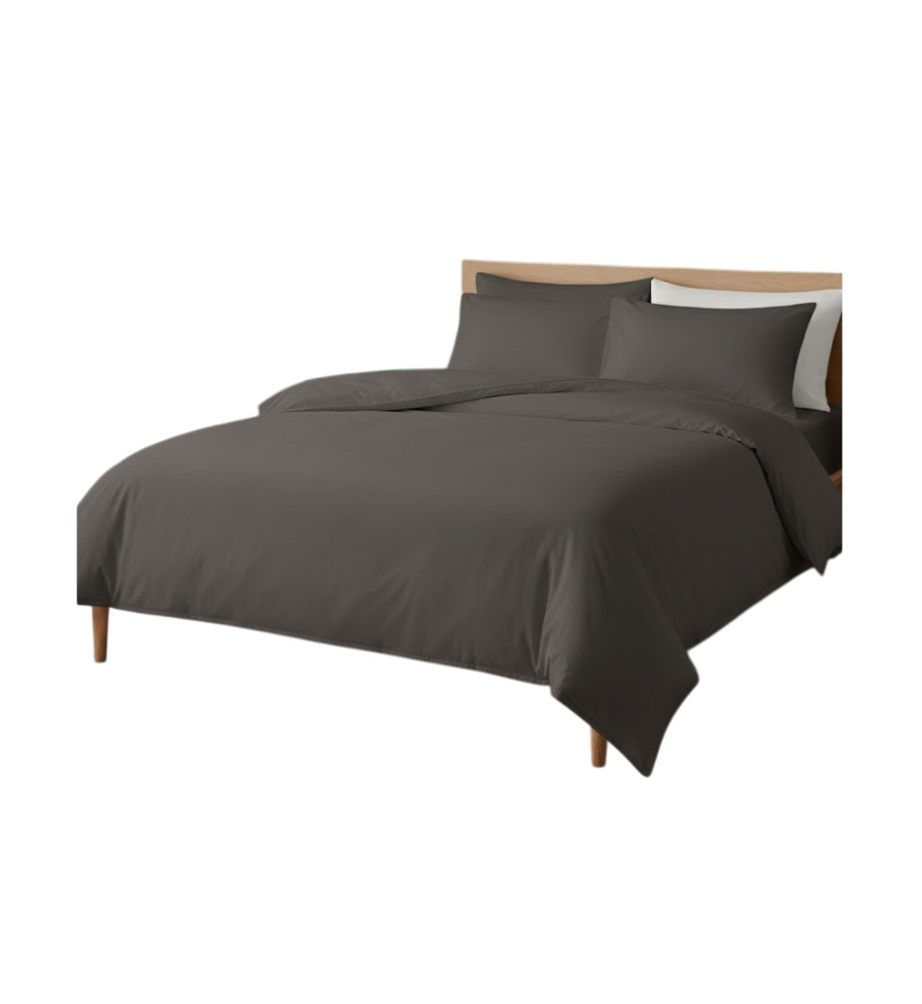 Housse De Couette Intemporelle 200 X 200 Cm Taupe