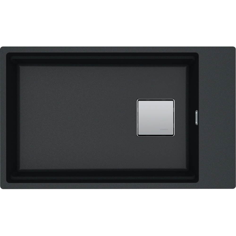 Franke - Cuve Kubus 2.0 Fragranit Kng 110-62 - Onyx - Bonde Automatique - 760 X 460 X 200 Mm