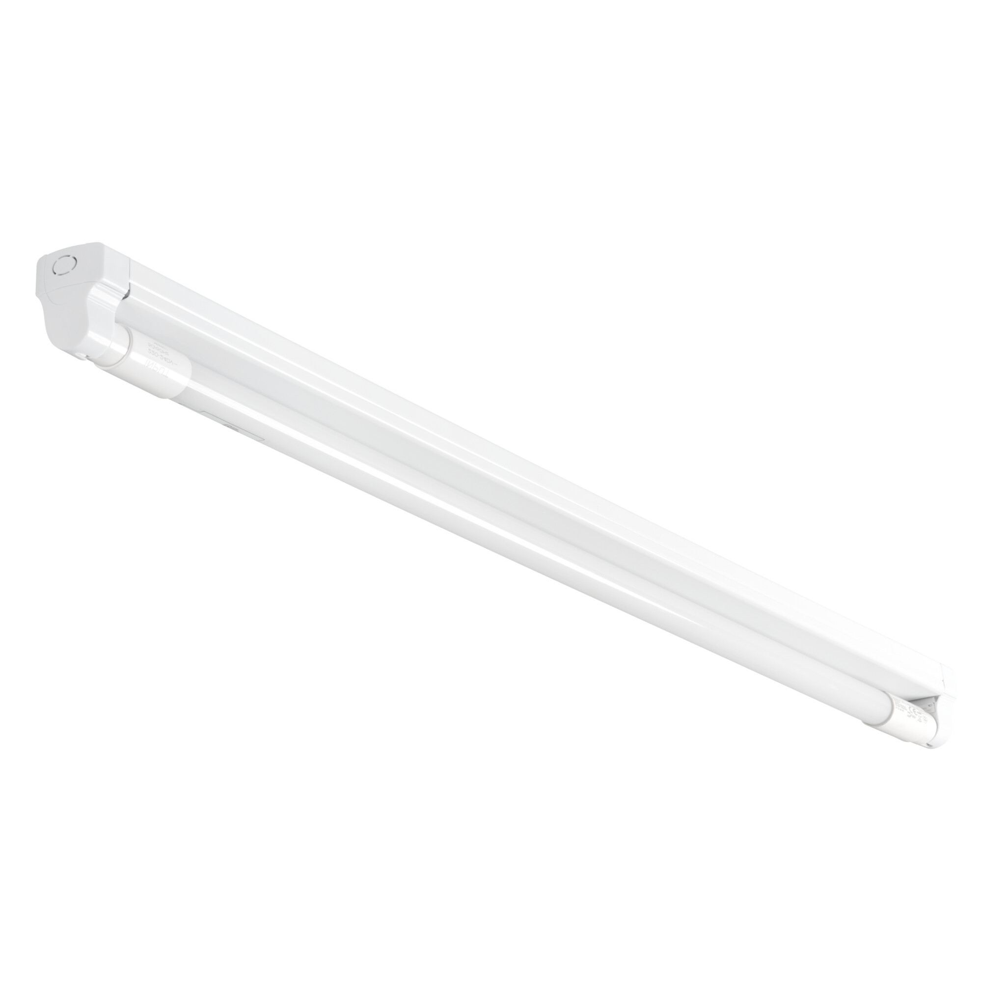 Luminaire Linéaire Led T8 - 1535mm - Blanc - Métal & Plastique - Installation Saillie
