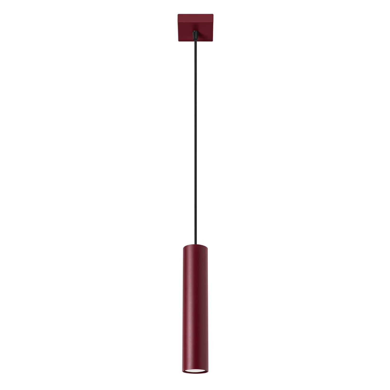 Suspensions Lagos Acier Bourgogne 1xgu10 8cm Sollux