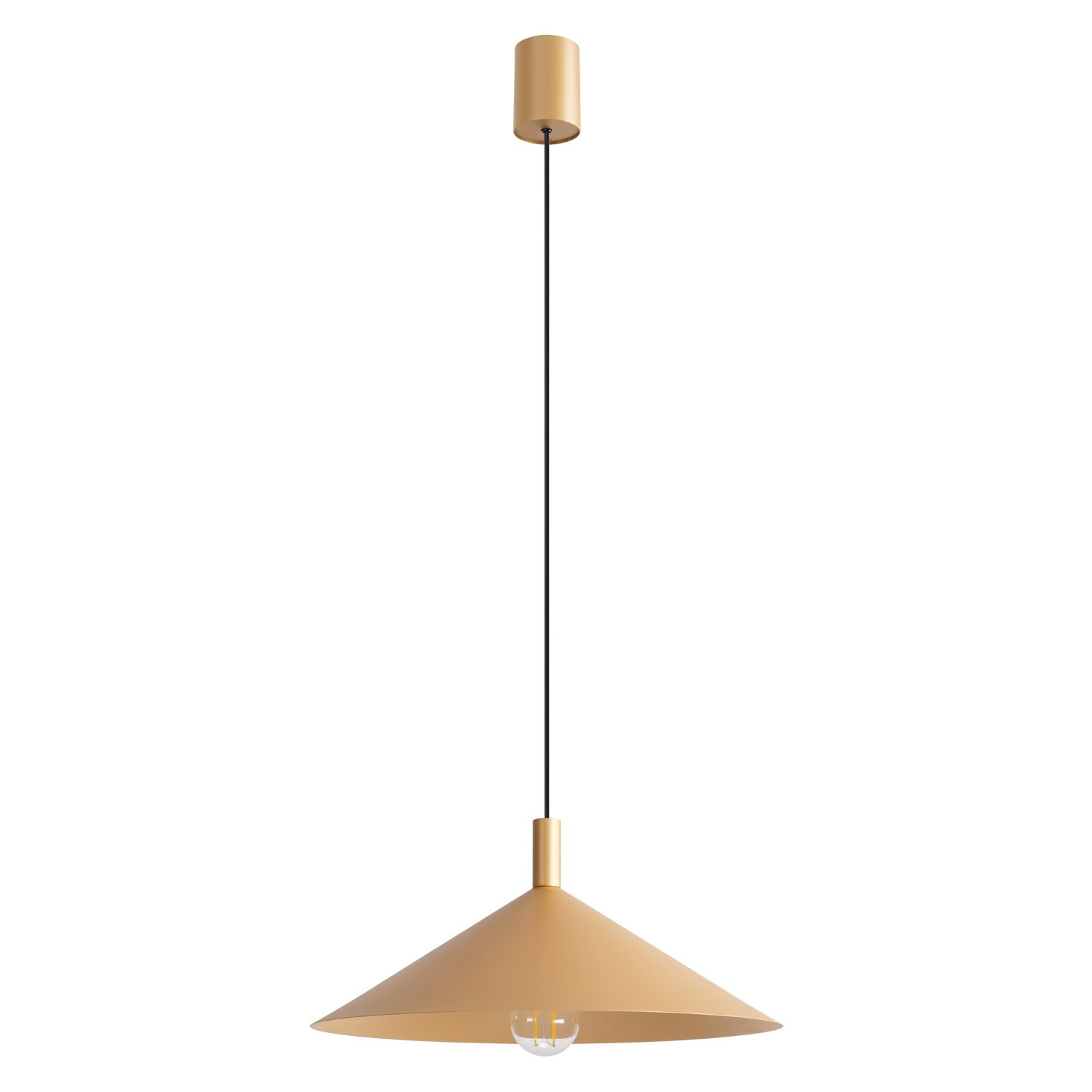 Suspensions Nox Acier Doré 1xe27 40cm Sollux