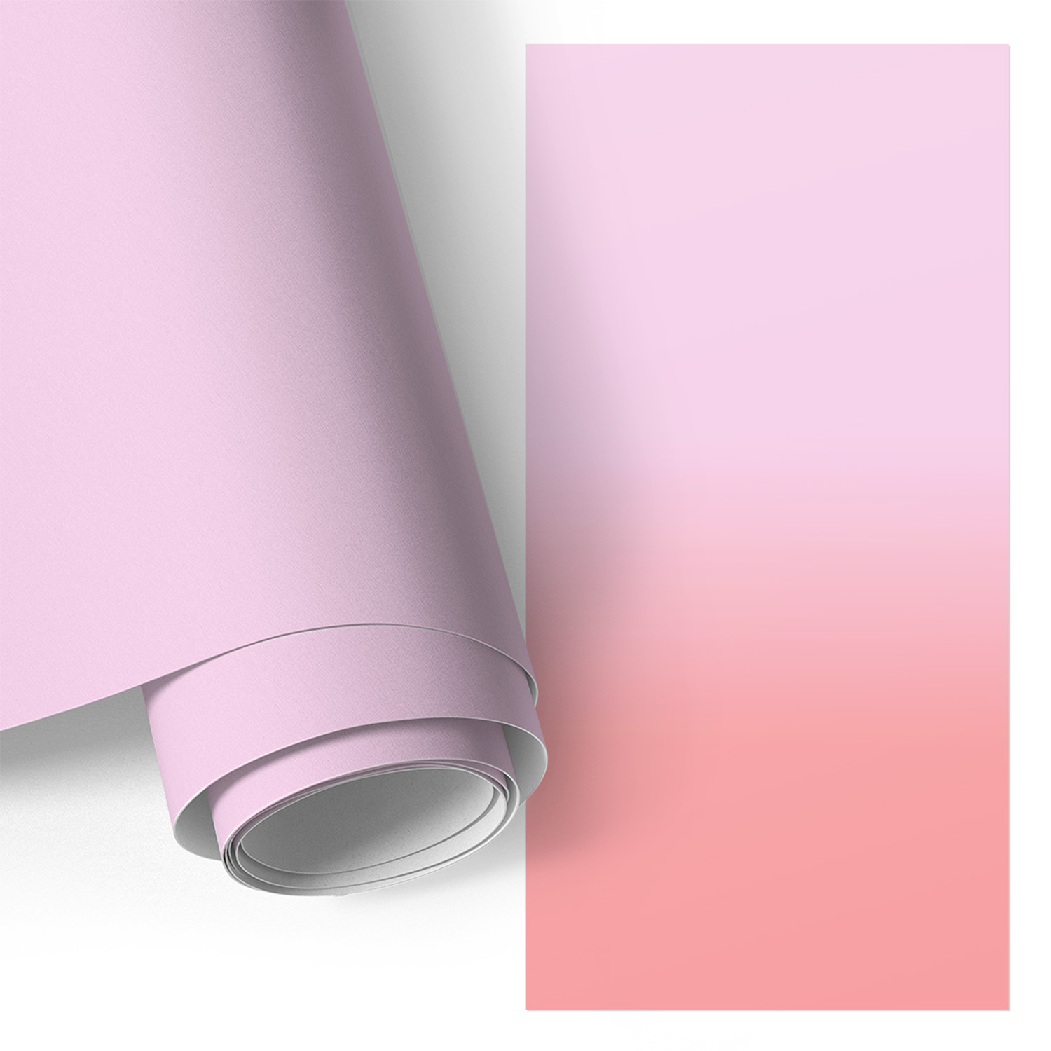 Film Adhésif - Adhésif Décoratif - Rénovation Facile - Pour Meubles - Pour Table Dégradé Rose 50x100 Cm
