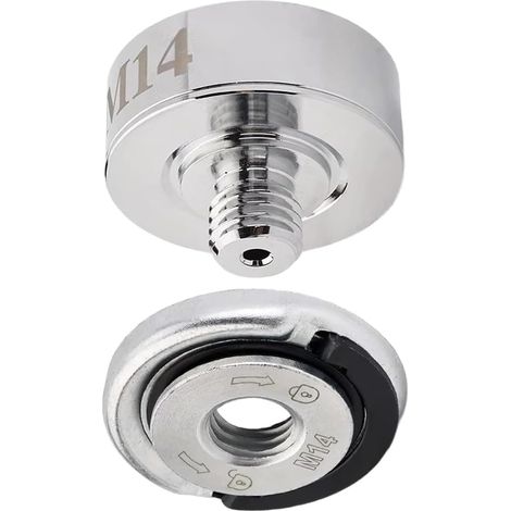 Kit De Conversion De Mandrin Universel Pour Meuleuse D'Angle, M14 Avec Écrou À Bride Pour Meuleuse D'Angle X.
