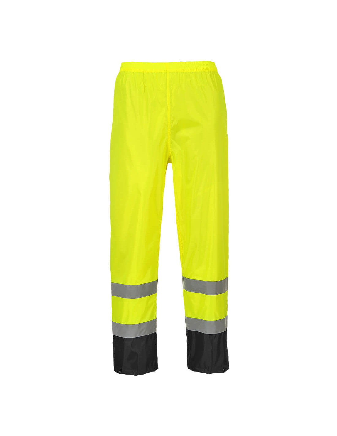 Pantalon De Pluie Haute Visibilité Portwest Bicolore Jaune / Noir Xxl