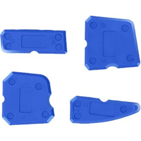 Lot De 4 Outils De Calfeutrage Pour Application D'Étanchéité, Outils De Finition De Joints En Silicone Pour Joints De Salle De Bain Et Cuisine, Ensemble D'Outils De Jointoiement Et De Lissage