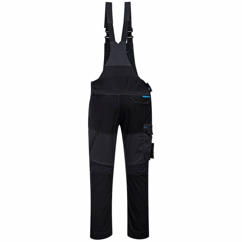 Portwest - Cotte À Bretelles Stretch Multipoches Wx3 Gris 3xl