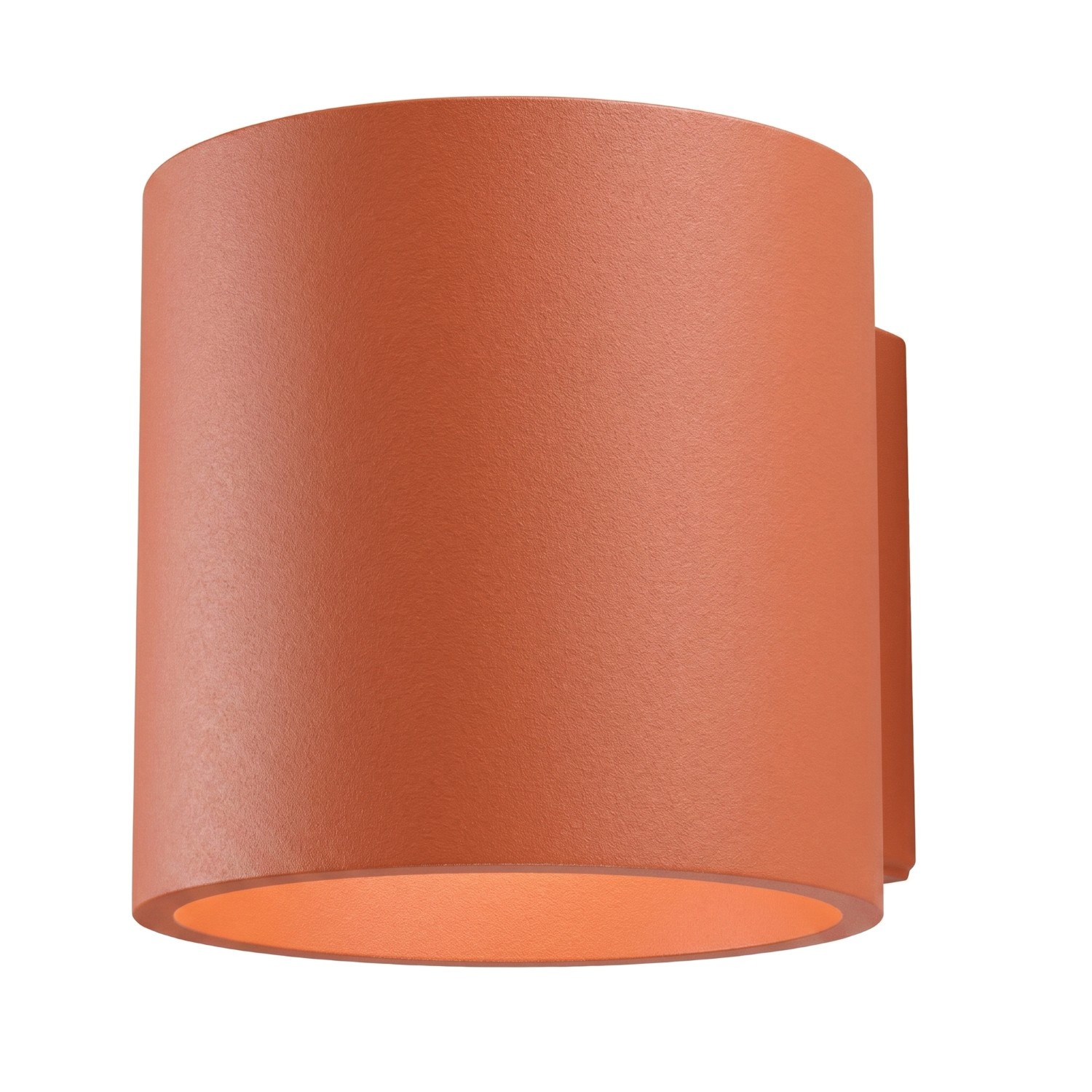 Appliques Orbis Aluminium Ocre Rouge 1xg9 10cm Sollux