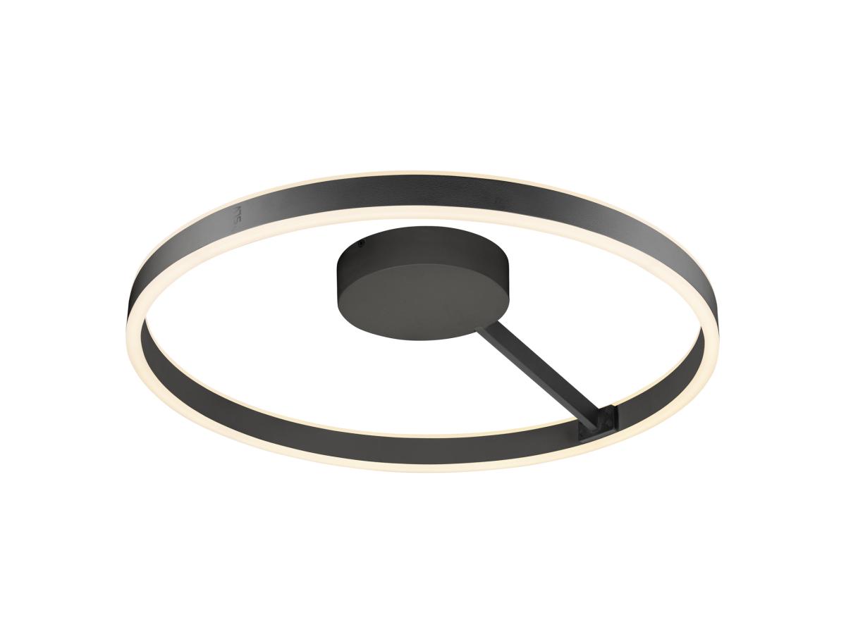 Applique Et Plafonnier One 60 Rond 2700/3000 K 23w Dali Touch 130° Noir - Slv - 1008556