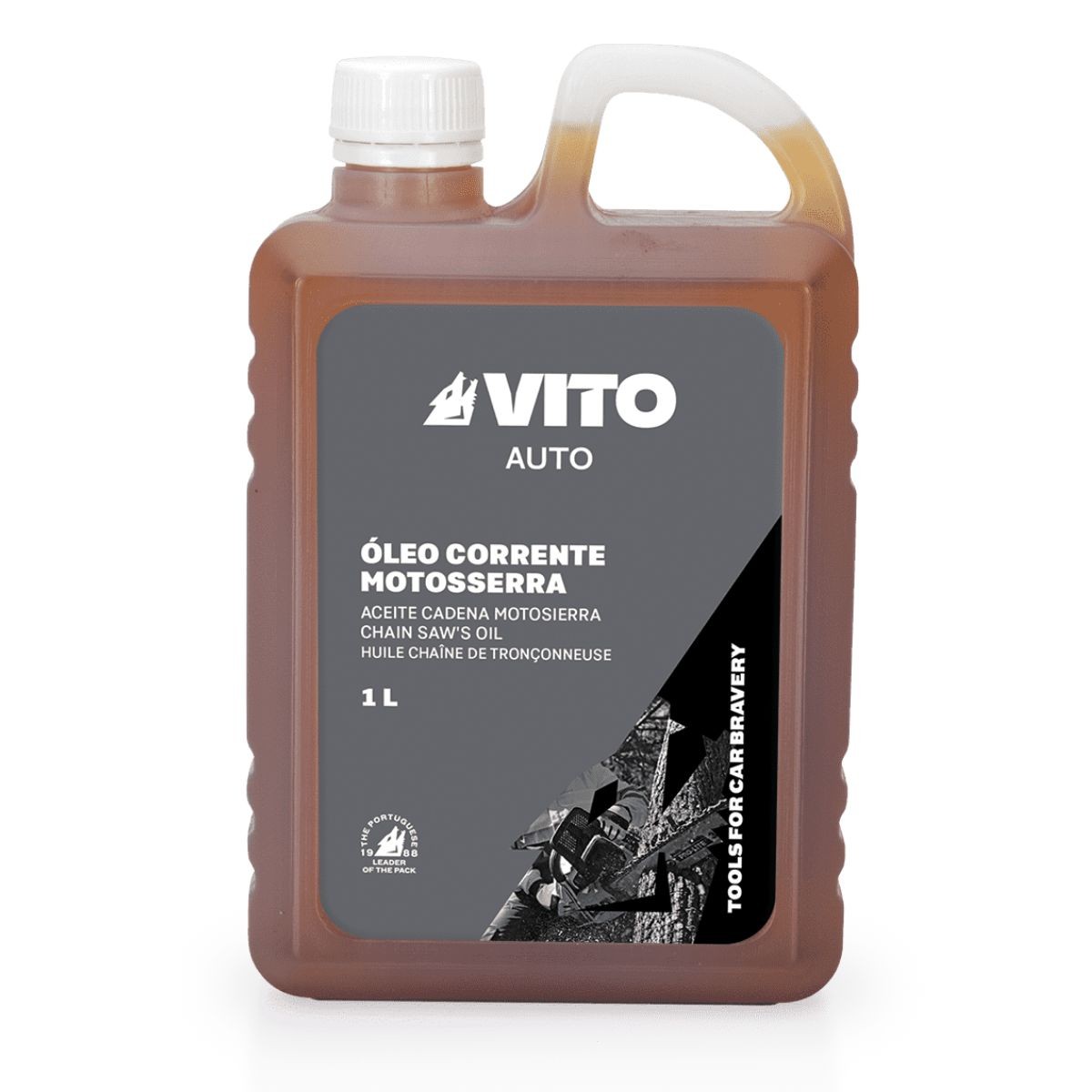 Lubrifiant Moteur 4 Temps - Bouteille 1 Litre Huile Moteur Pour Tronçonneuse Tondeuse Motoculteur Groupe Électrogène Vito