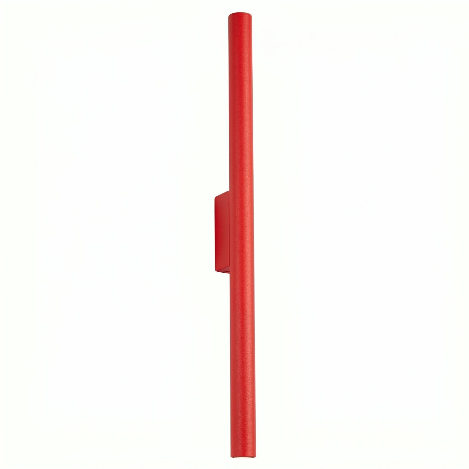 Applique Murale Minimaliste Rouge Tube Fin Haut Bas 2xg9 8w Pastelo Sollux Lighting