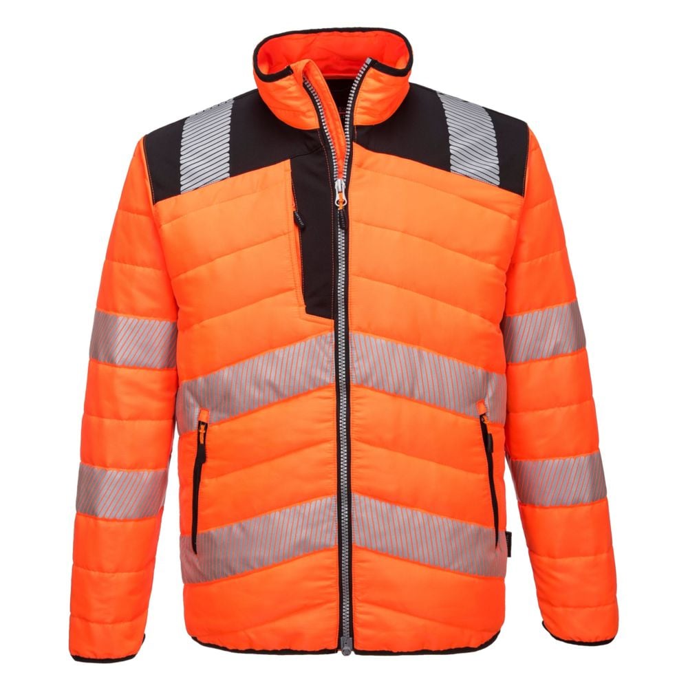 Portwest - Veste De Travail Haute Visibilité Baffle Orange / Noir 5xl