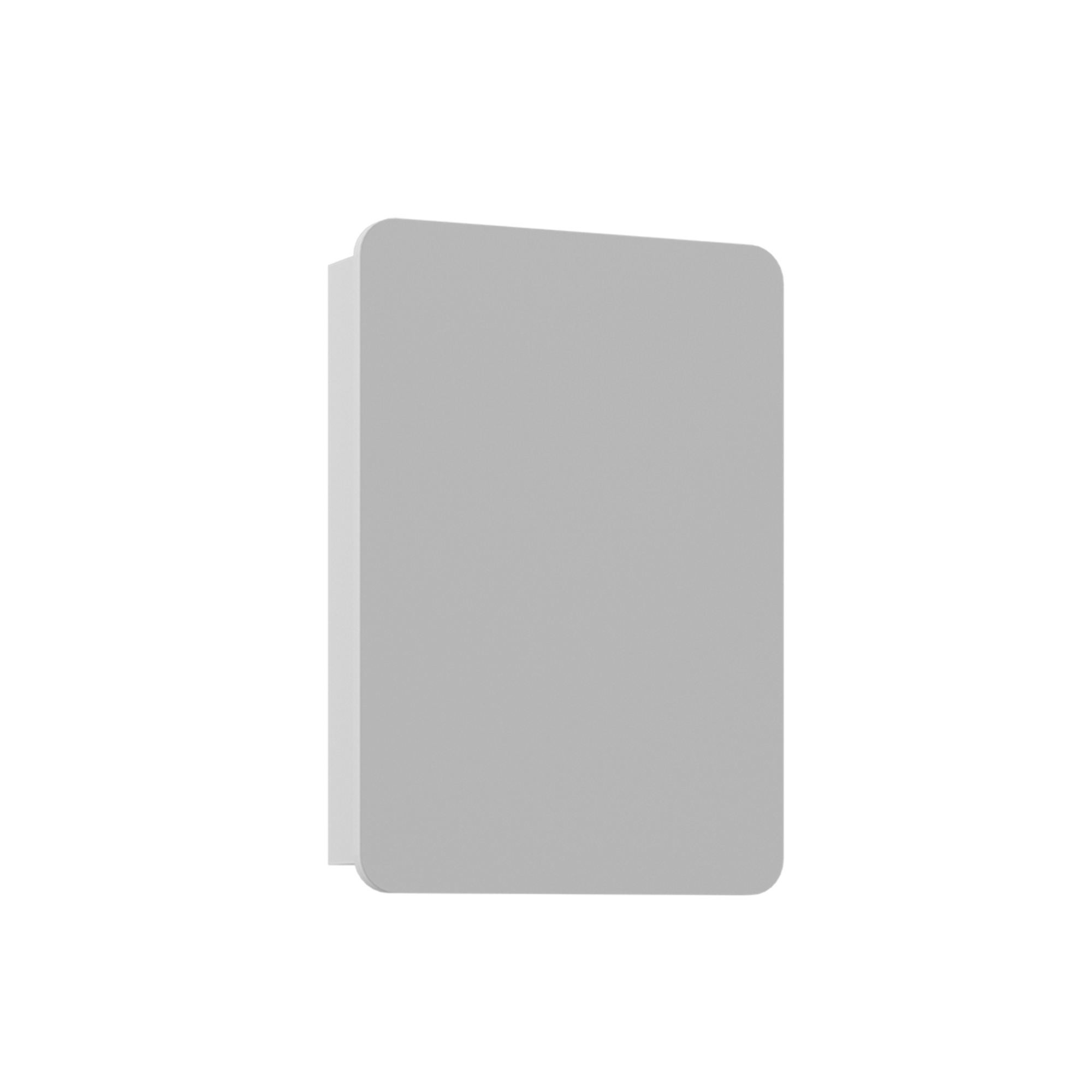 Meuble Salle De Bain Avec Miroir "orbit 50" - 50 X 16 X 71 Cm - White