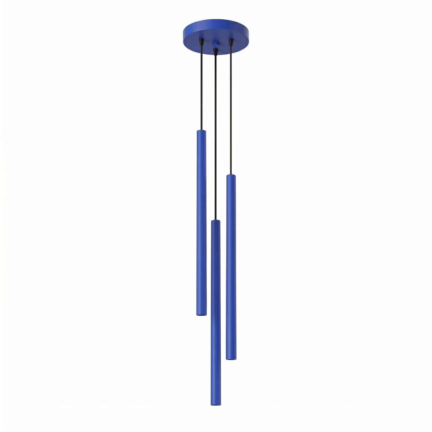 Suspension Moderne 3 Lumières Tube Ultramarin 3x G9 8w Pastelo Sollux Lighting