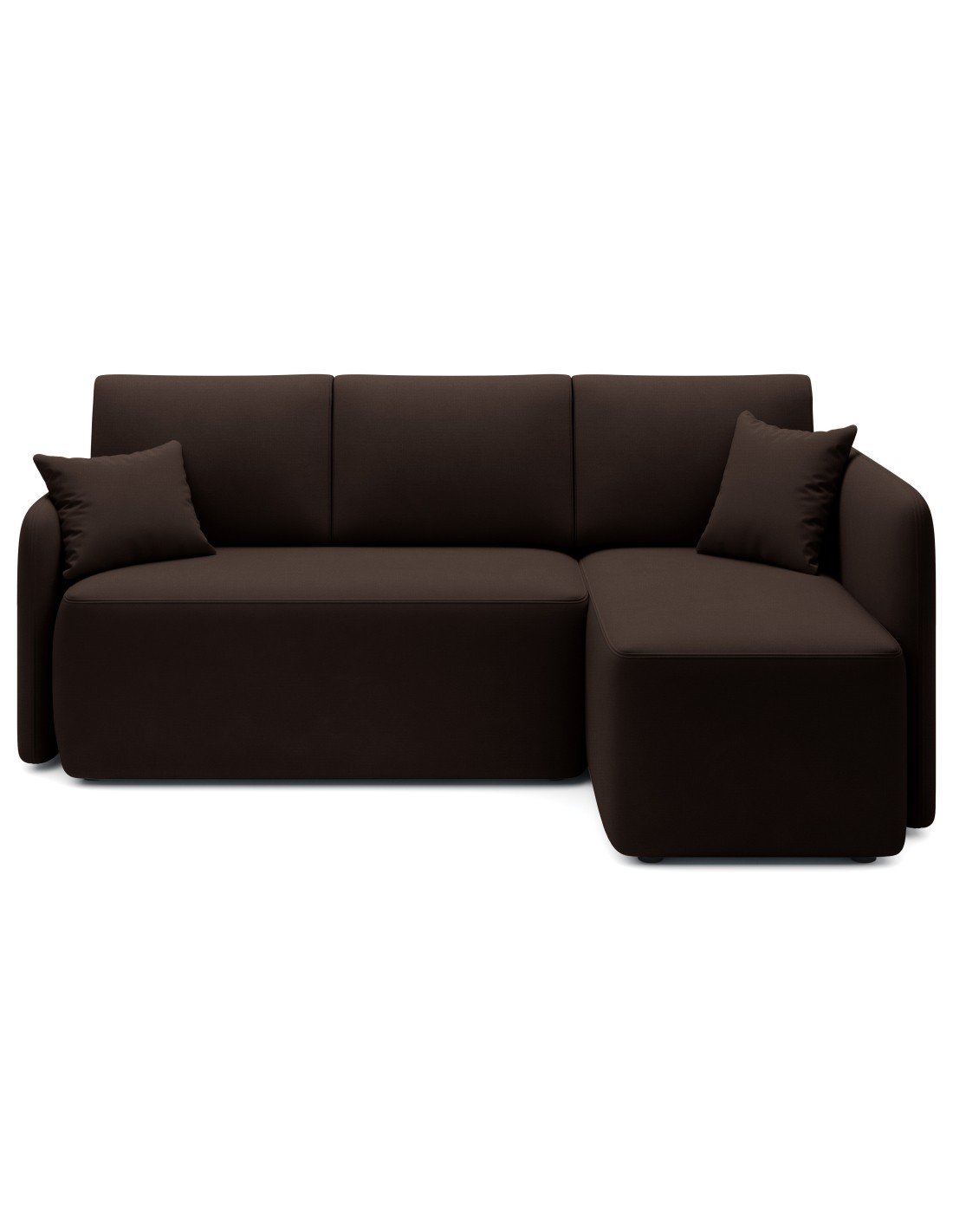 Canapé D'Angle Collection Hedson Coloris Marron