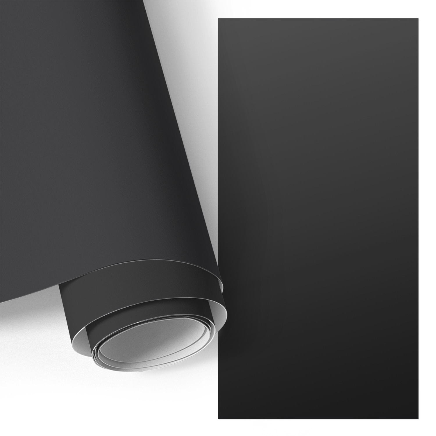 Film Adhesif Autocollant - Design Moderne - Imperméable - Pour Cuisine - Pour Plans De Travail Noir 50x100 Cm