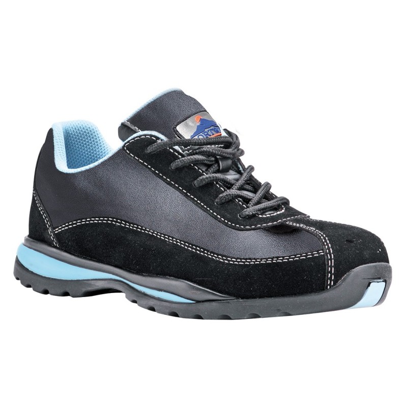 Portwest - Baskets De Sécurité Femme Basses S1p Trainer Hro Noir / Bleu 36