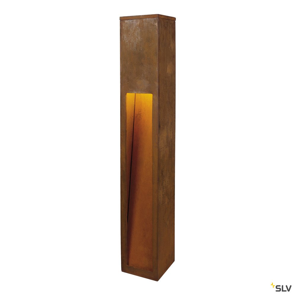 SLV Borne lumineuse attrayante RUSTY SLOT 80