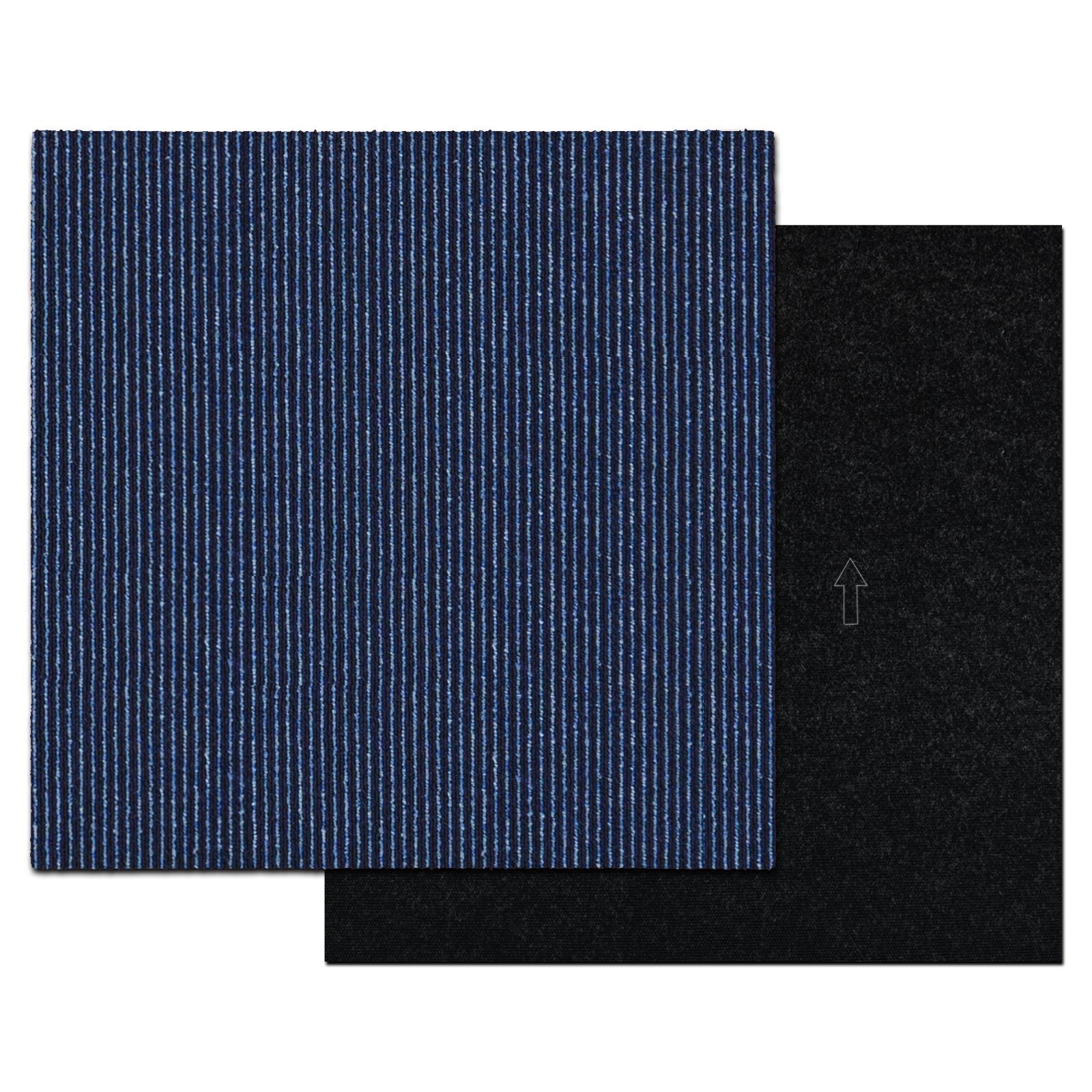 Karat - Dalles De Moquette 50x50 Cm - Antistatiques Et Absorbantes - Poils Bouclés En Polypropylène - Classe D'Utilisation 31 Pour Locaux Commerciaux