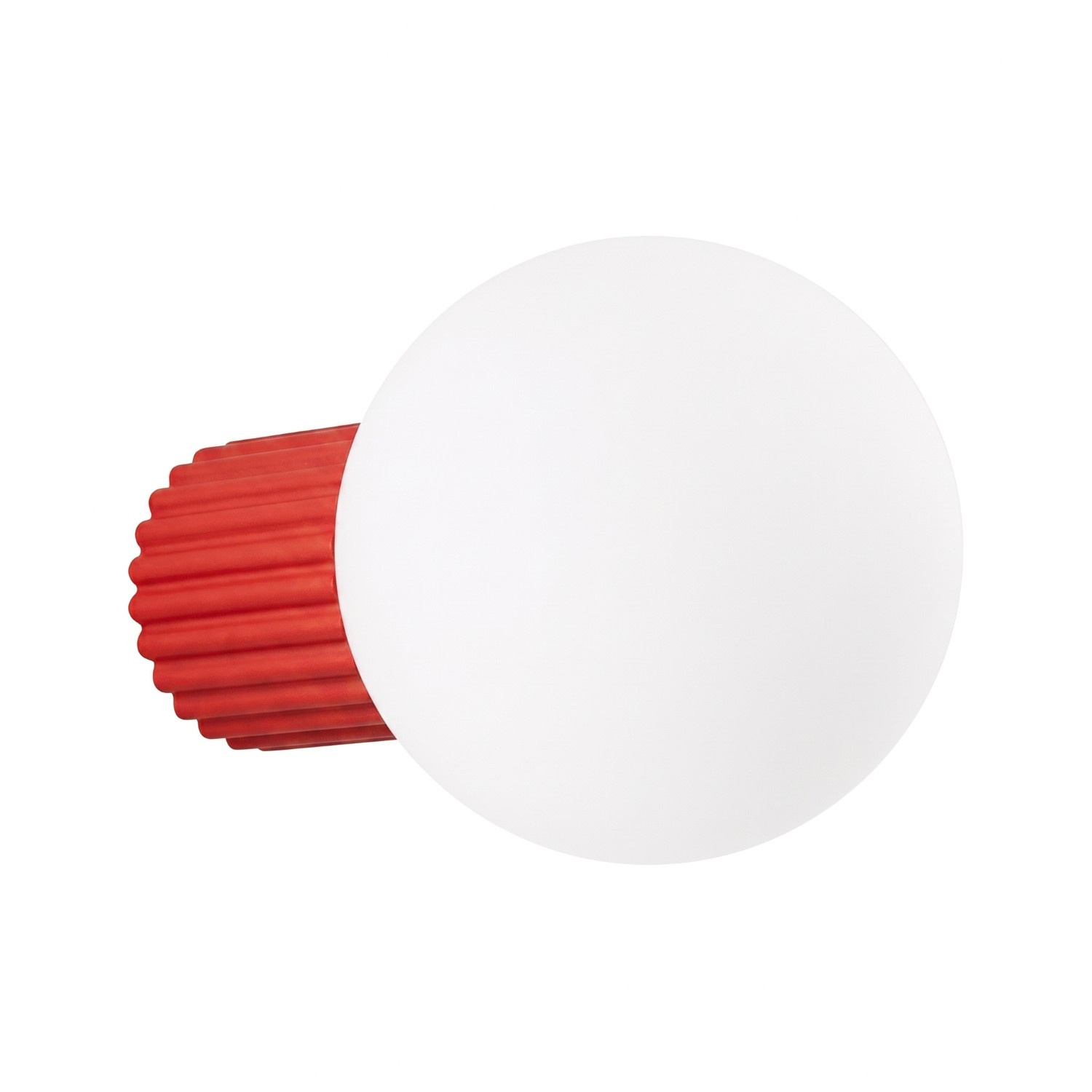 Appliques Halo Aluminium/verre Rouge 1xg9 12cm Sollux