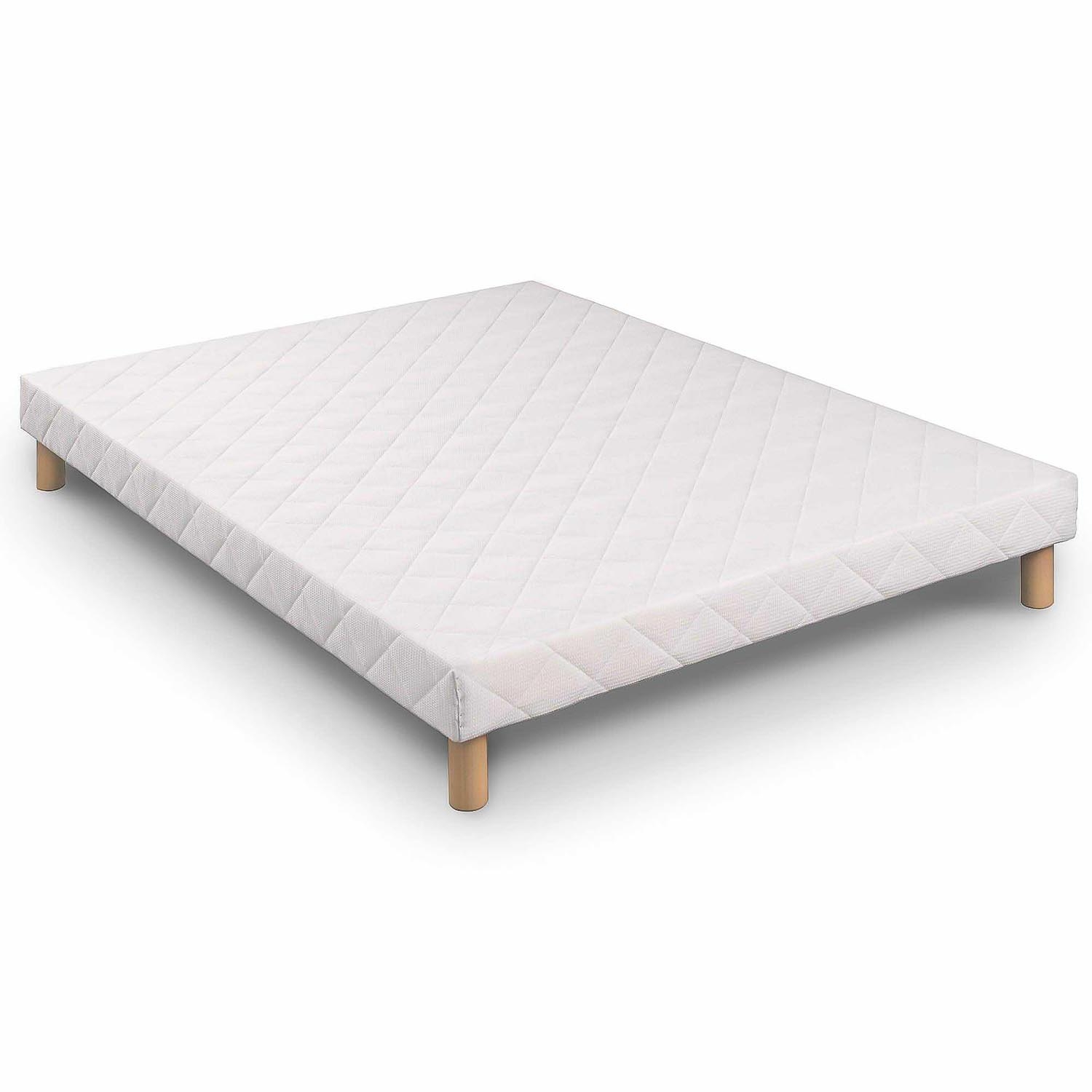 Mobilier Deco - Moonlight - Sommier 160x200 + 4 Pieds