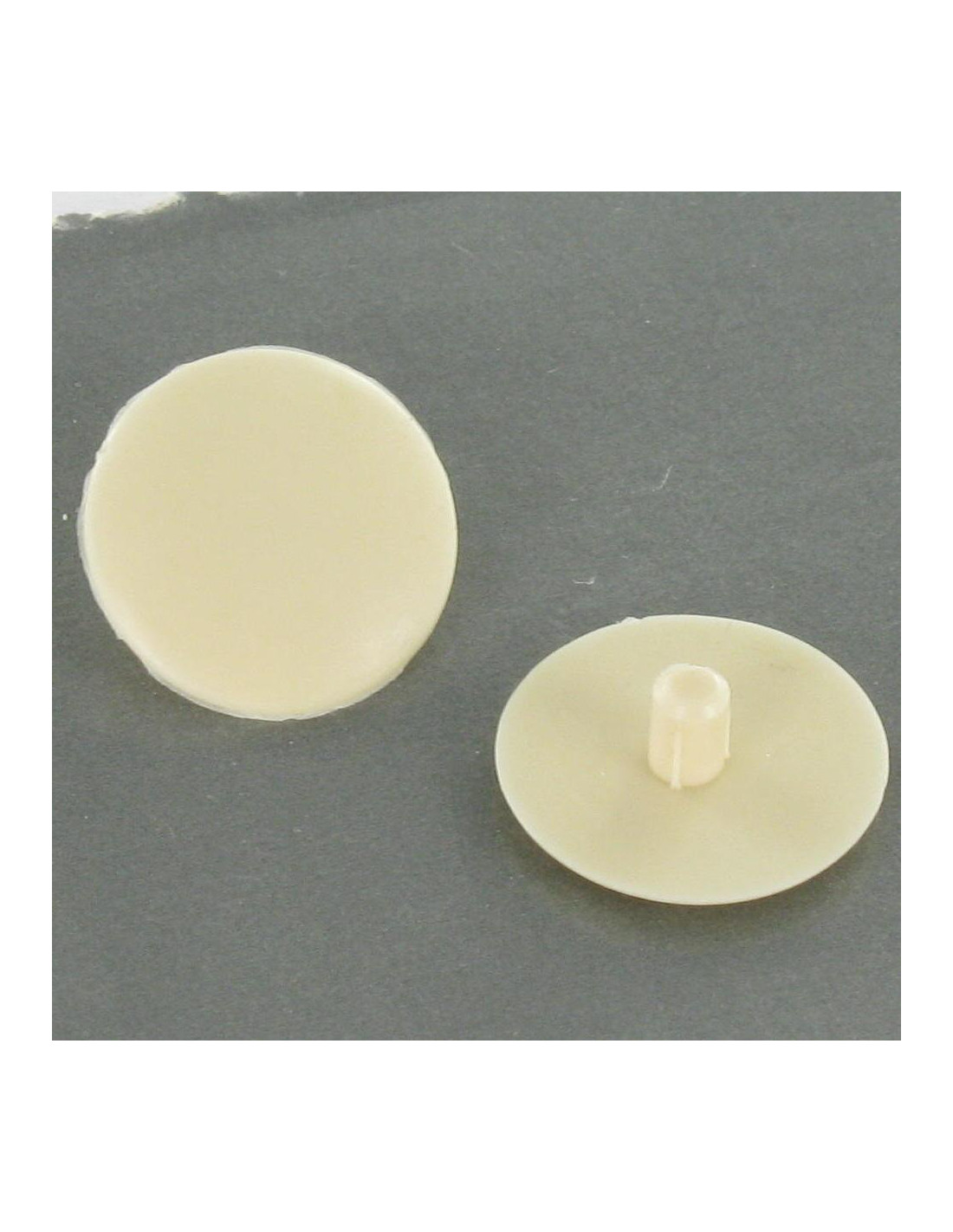 Cache Tête Plastique Diamètre De Tête: 12 Dt 3 Longueur 7.5 Ral1015 Ivoire Clair-1 Pièce