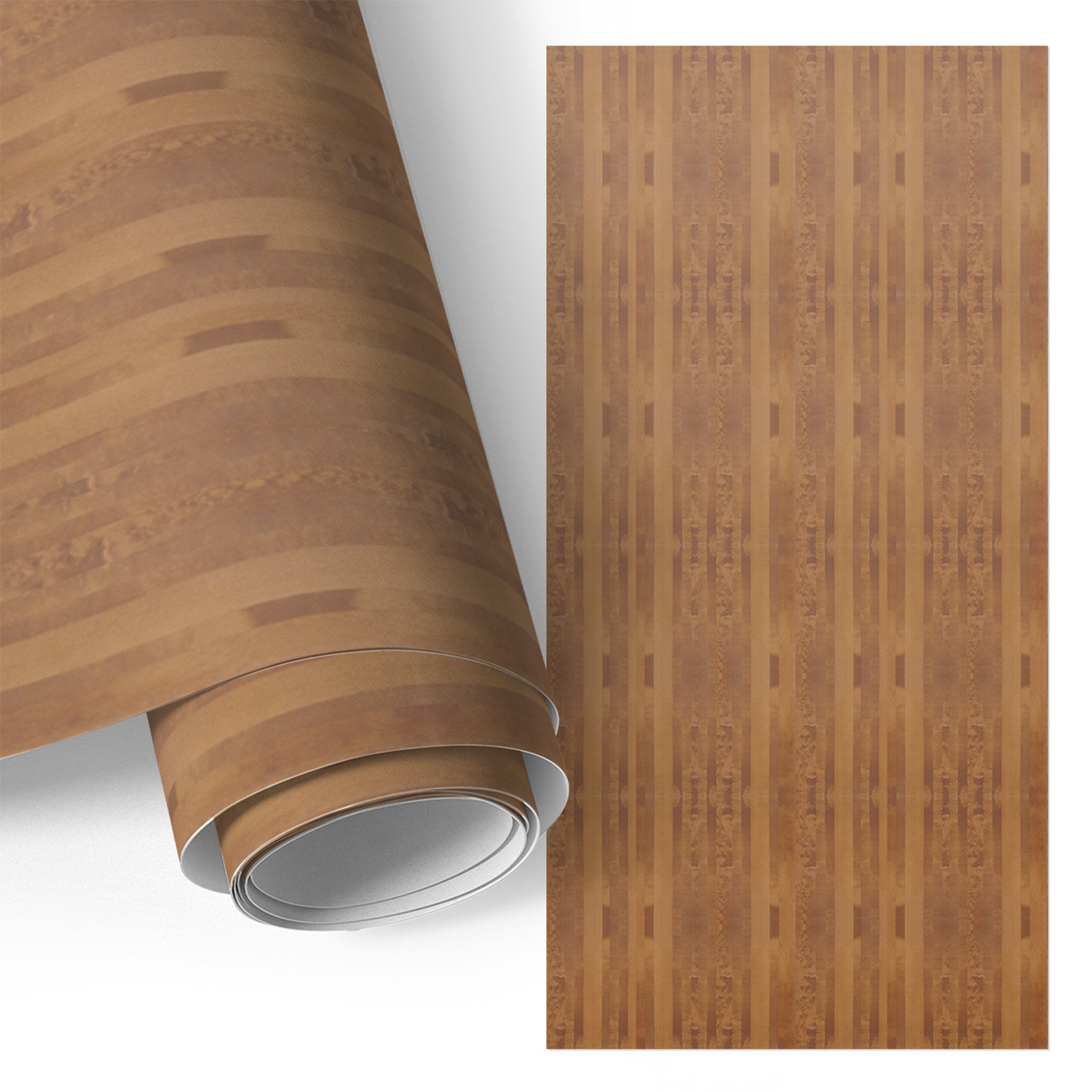 Film Adhesif Autocollant - Design Moderne - Imperméable - Pour Cuisine - Pour Plans De Travail Texture Marron 65x130 Cm