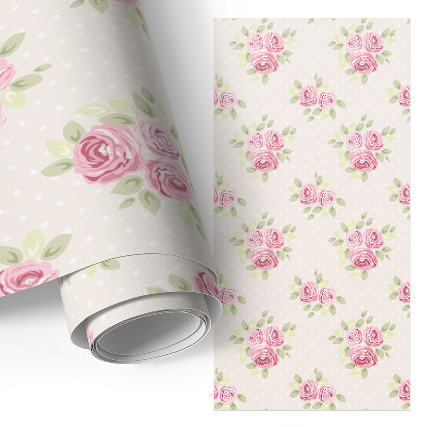 Film Adhésif - Adhésif Décoratif - Facile À Poser - Pour Meubles - Pour Cuisine - Pour Table Motif Floral 50x100 Cm