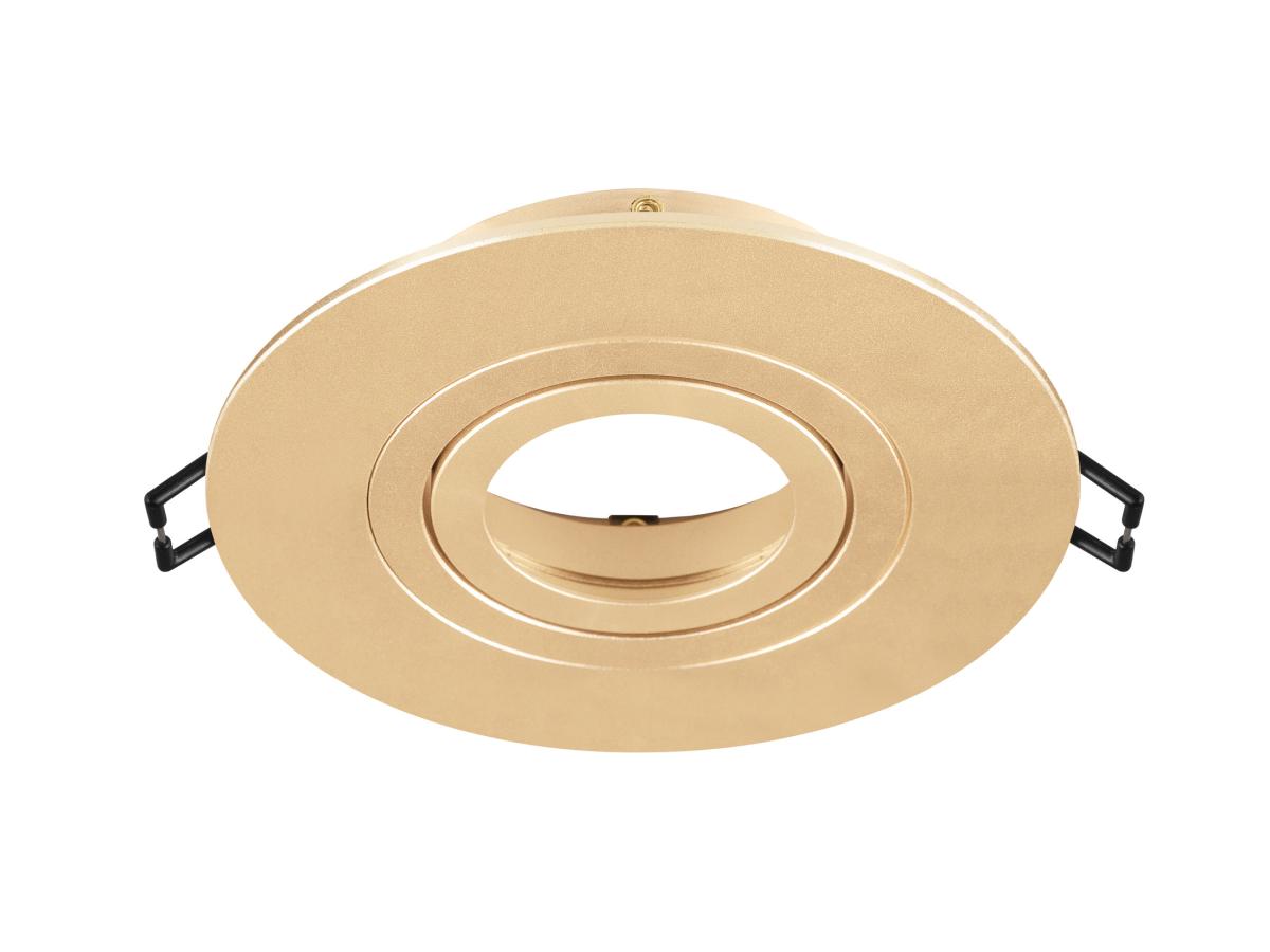 Collerette Spot Encastré Intérieur New Tria® 75 Xl Rond Orientable Doré - Slv - 1007633