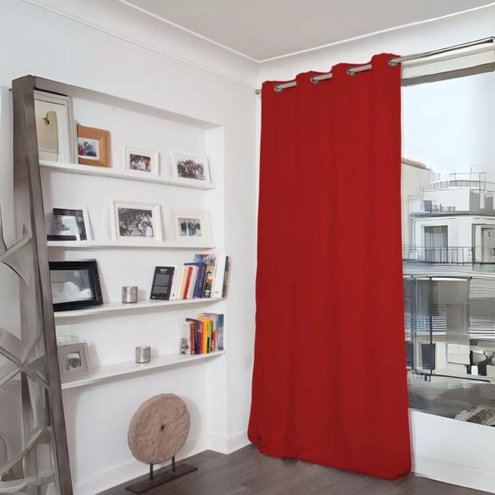 Rideau Phonique Occultant Thermique Moondream Origins 260 Cm 140 Cm Rouge Tissu Occultant Coton