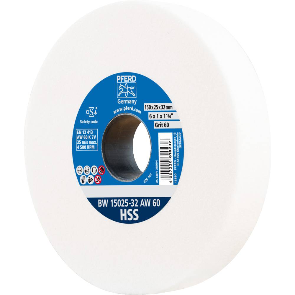 Pferd - Tools 39008428 Meule Pour Touret Diamètre 150 Mm Ø De Perçage 32 Mm Acier 1 Pc(s)