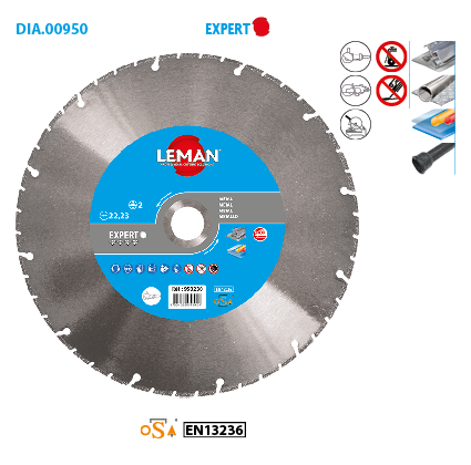 Diamant Brase D.115x45x1.8x2.0 Coupe Aciers