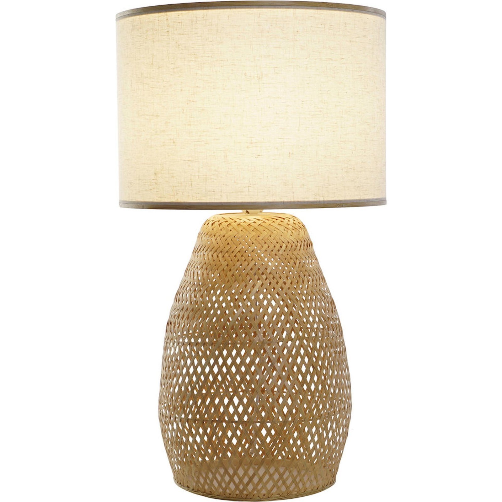 Lampe De Salon Bambou Élégance Naturelle Et Moderne - Marron Naturel Tressé