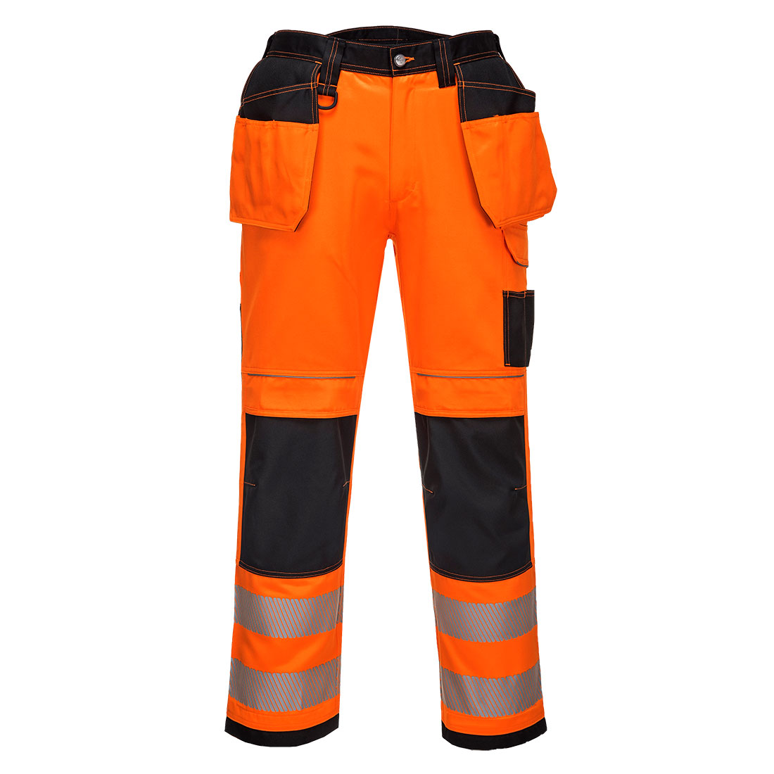 Portwest - Pantalon Hv Pw3 Poches Flottantes Couleur: Orange/noir Taille 41