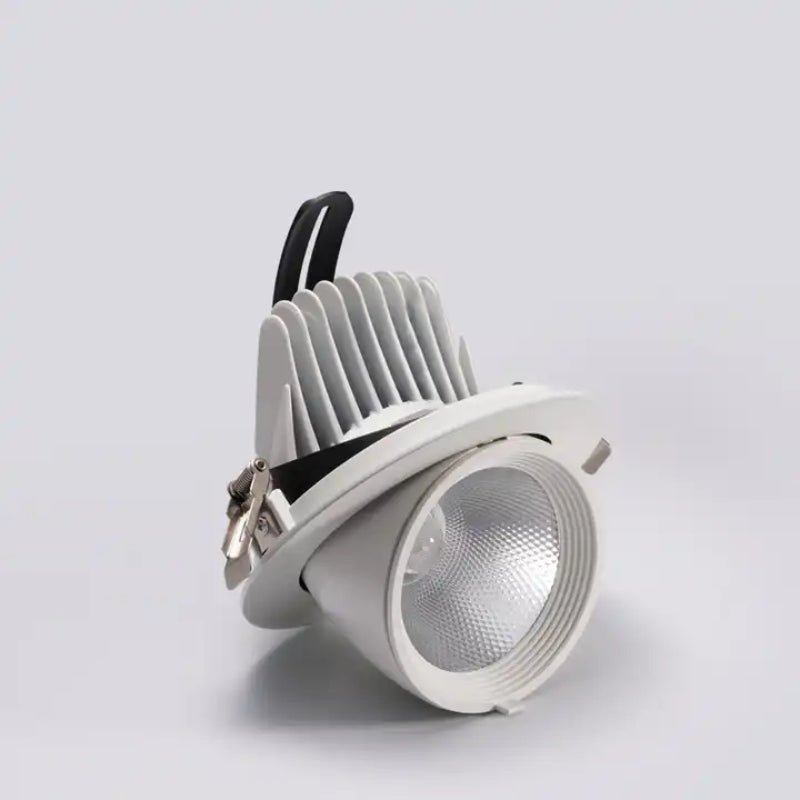 Silamp - Spot Led Rond Encastrable Orientable Blanc 12w - Blanc Neutre 4000k - 5500k