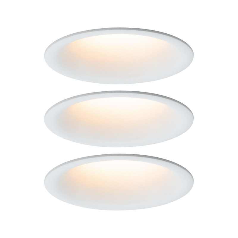 Paulmann - Spot Led Encastrable Pour Salle De Bains Jeu De 3 18 W X236932