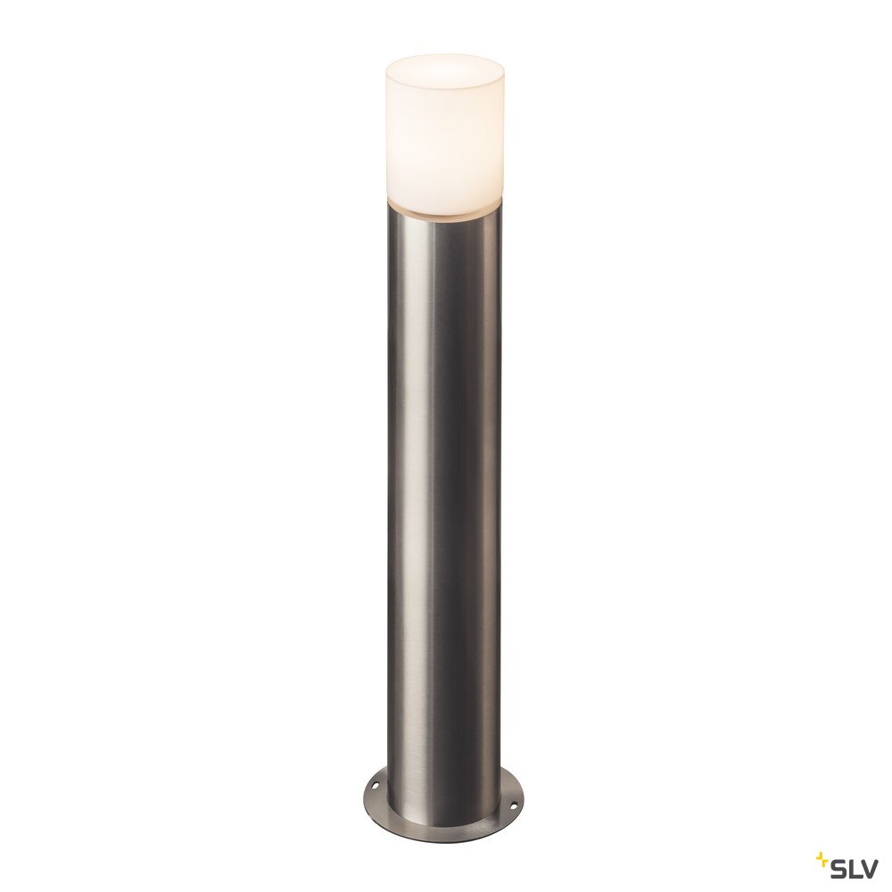 SLV borne lumineuse Roxy acrylique, hauteur 90 cm, gris, acier inoxydable