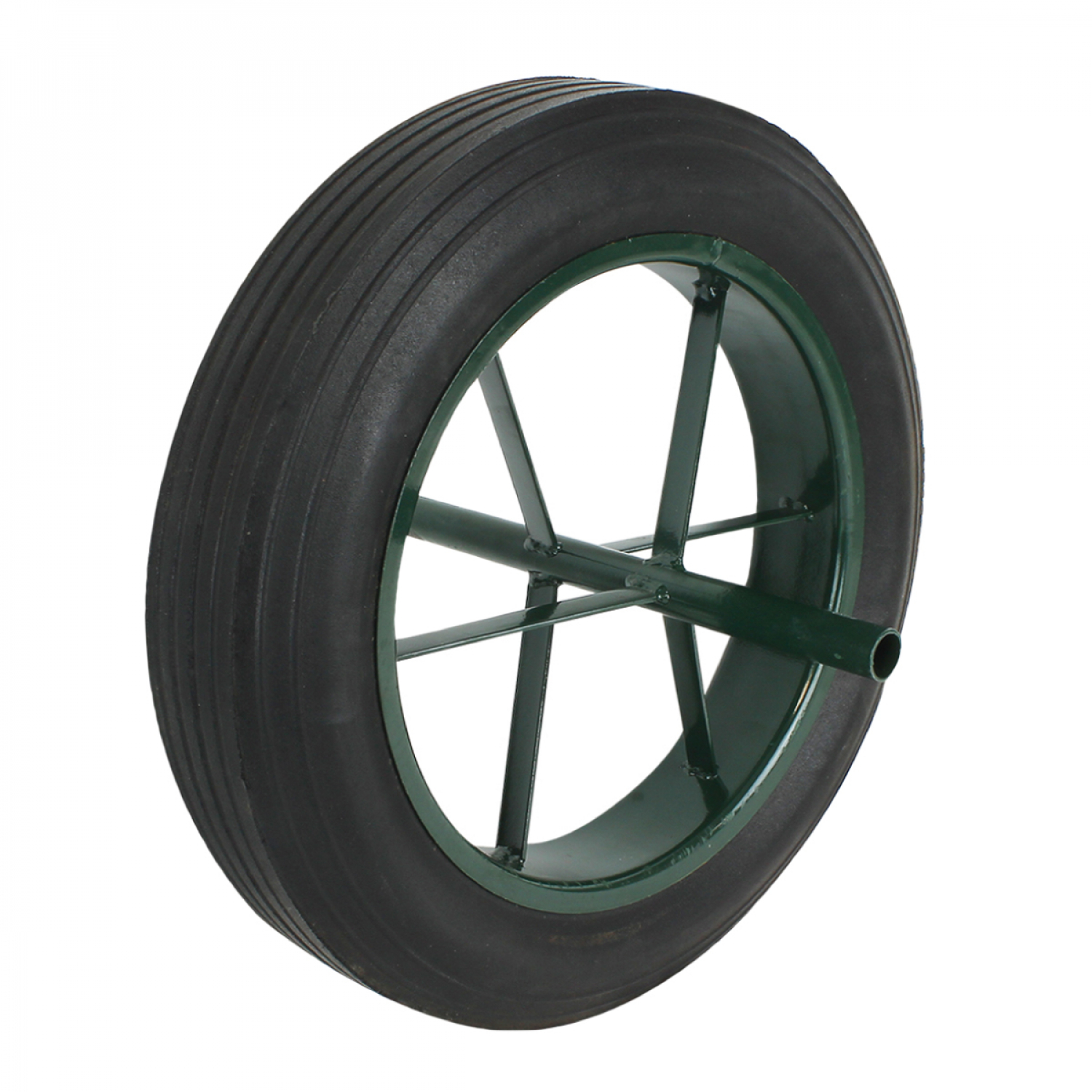 Roue Pleine Pour Brouette - Ø 38.5 X 6.5 Cm - Axe 20 Mm Linxor
