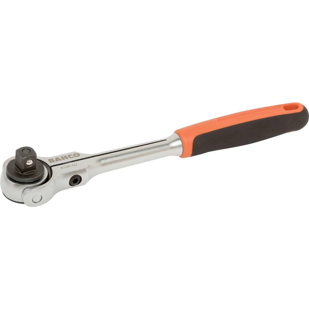 Bahco 8120-1/2 Cliquet À Tête Pivotante Orange Robuste