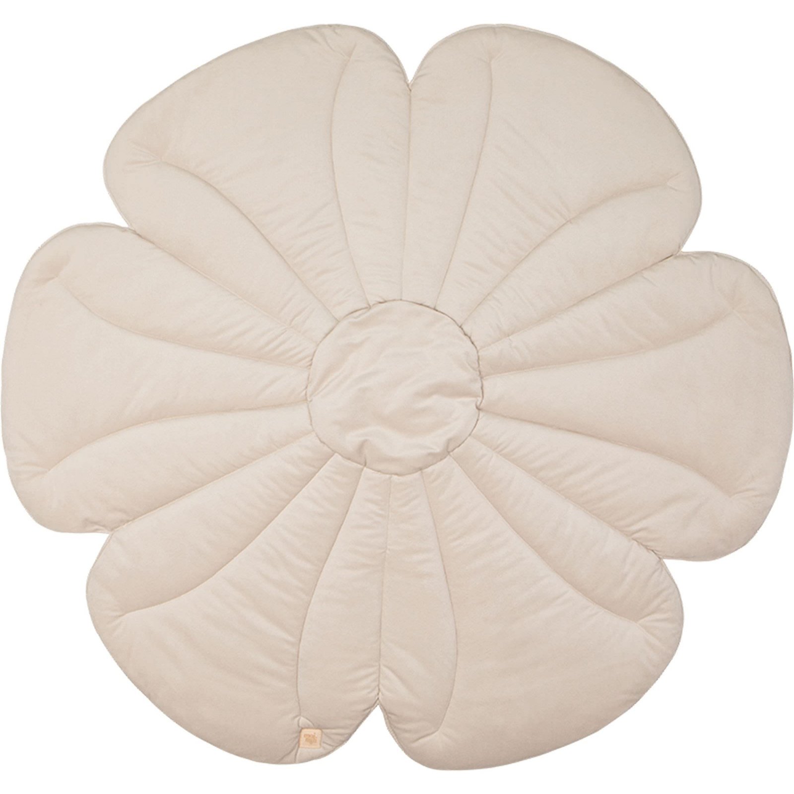 Tapis De Sol Fleur Molletonné Bébé Enfant Bloom House - Crème
