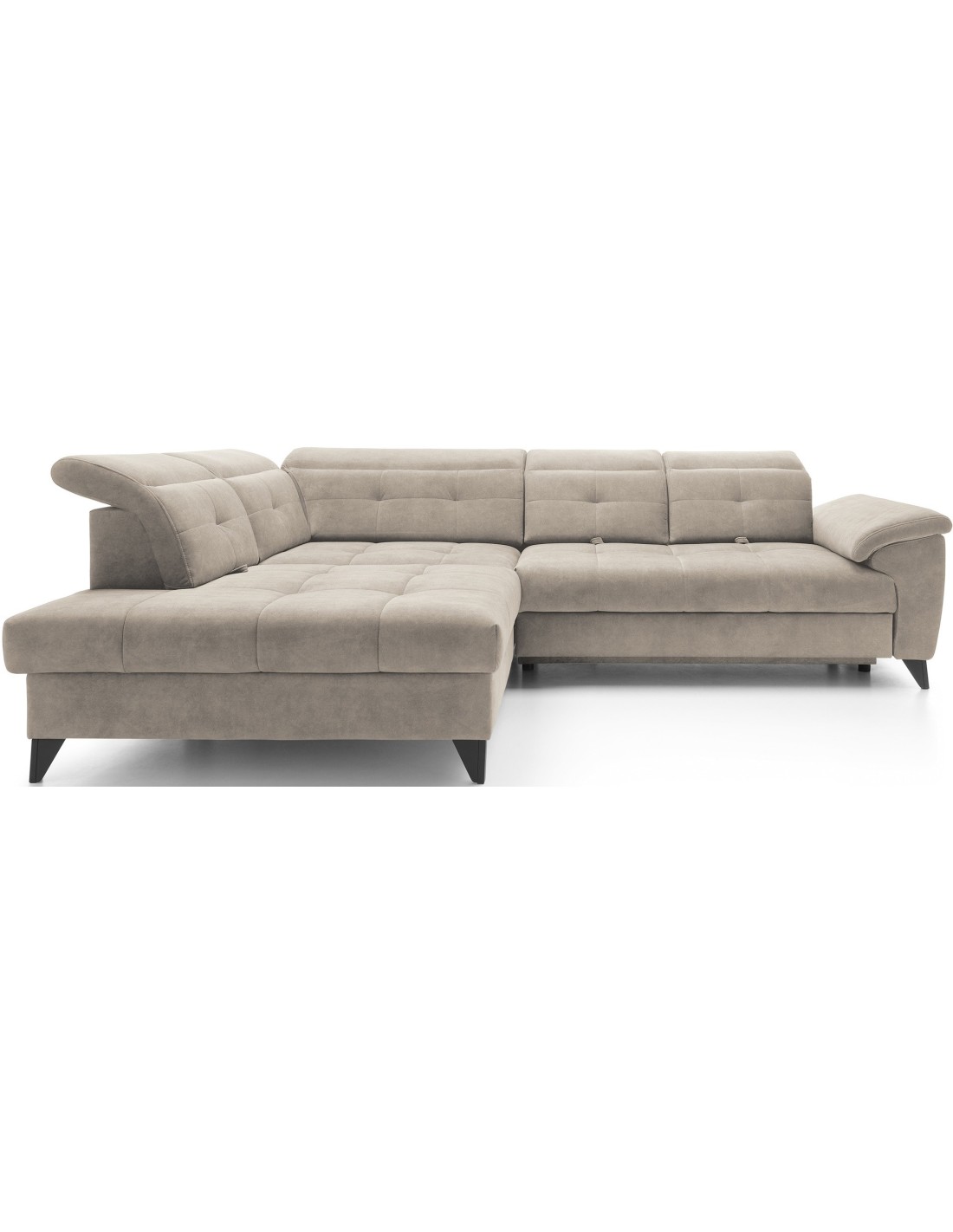 Canapé D'Angle Beige 5 Places Angle Gauche 5 Places Confort Inferno