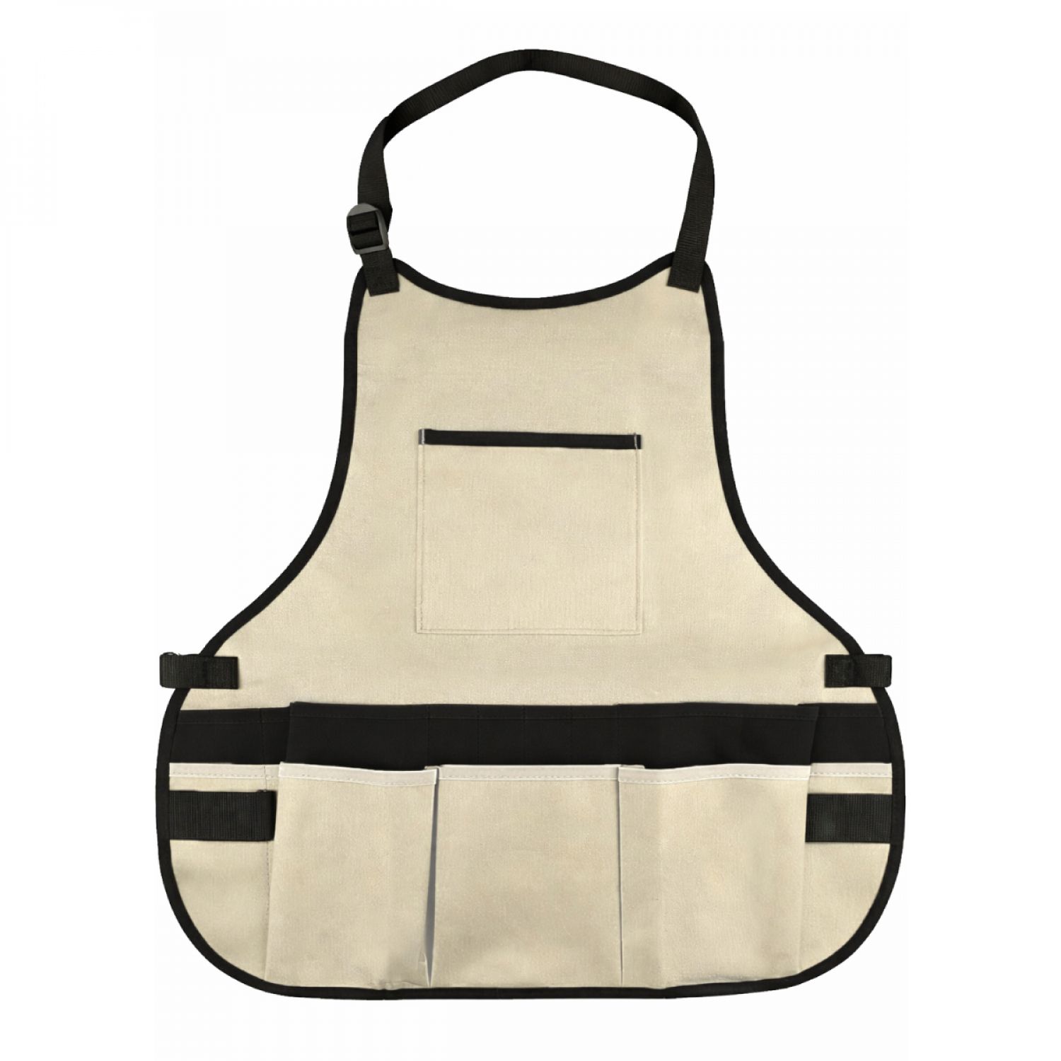 Tablier De Travail, Jardinage, Bricolage, Taille Réglable, 14 Poches - Tissu Oxford - Beige - Linxor