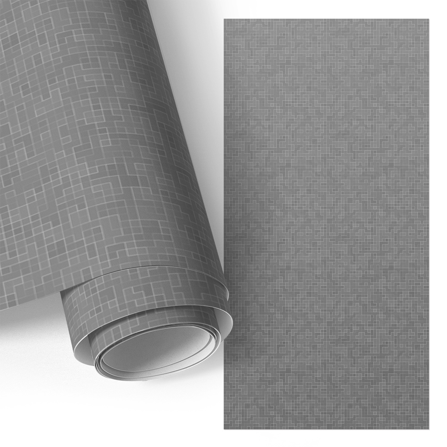Film Adhésif - Adhésif Décoratif - Facile À Poser - Pour Meubles - Pour Cuisine - Pour Table Lignes En Grille 65x130 Cm