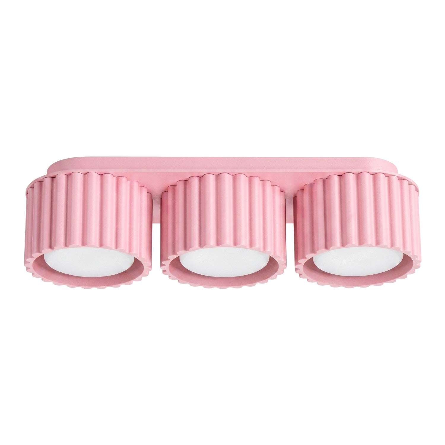 Spot De Plafond Moderne Triple Rose Rainuré 3xgx53 10w Aura Sollux Lighting