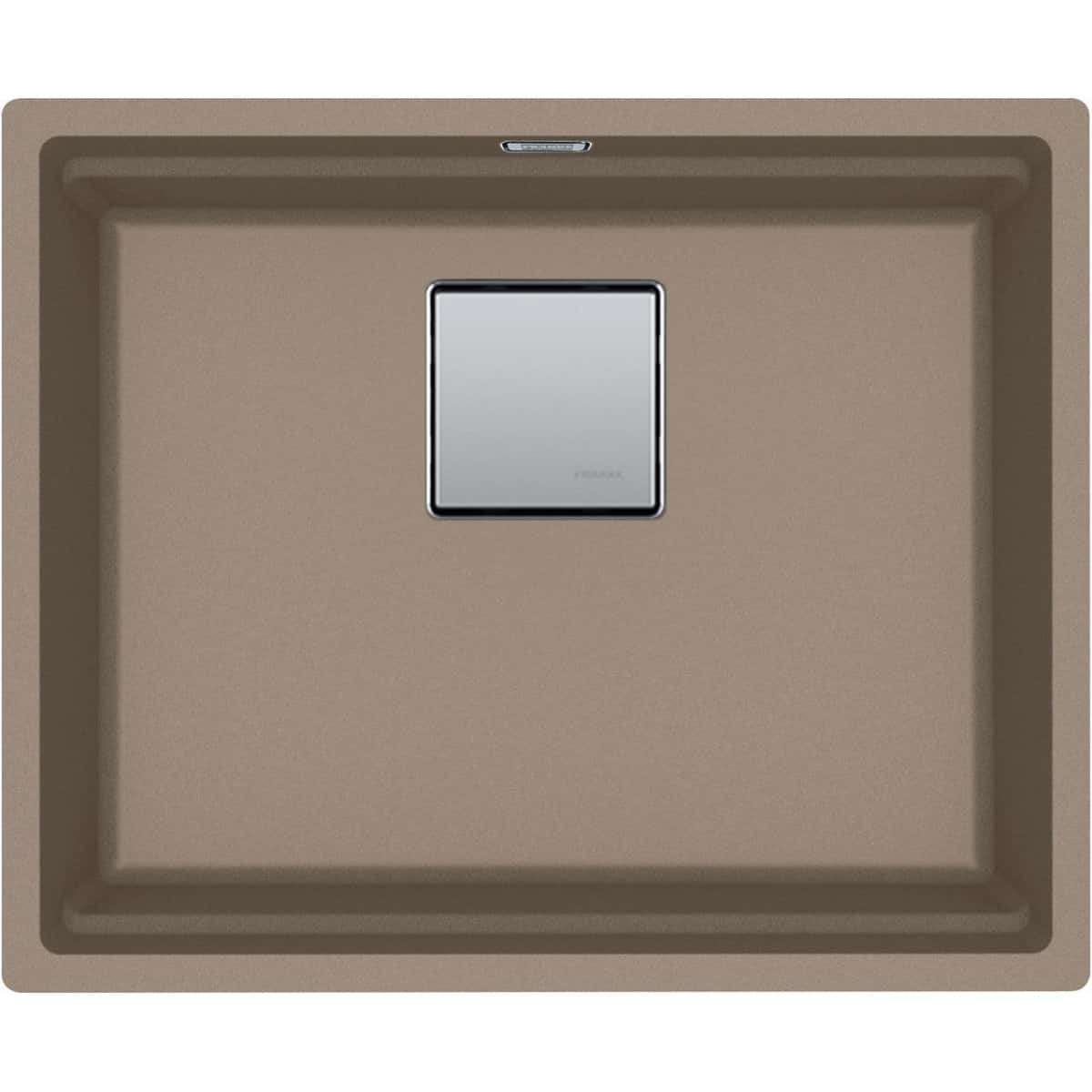 Franke - Evier Kubus 2.0 Fragranit+ Kng110-52 - Oyster - Vidage: Manuel