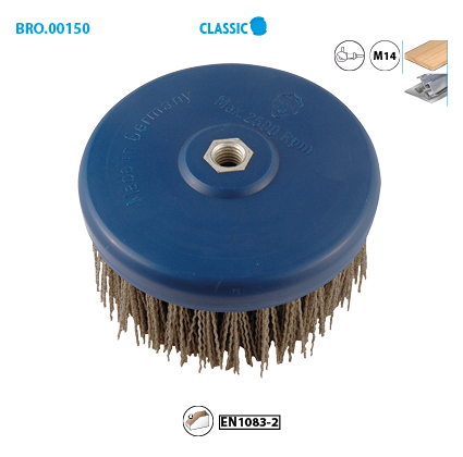 Brosse Plateau Pour Polisseuse D.130 M14 Grain 46