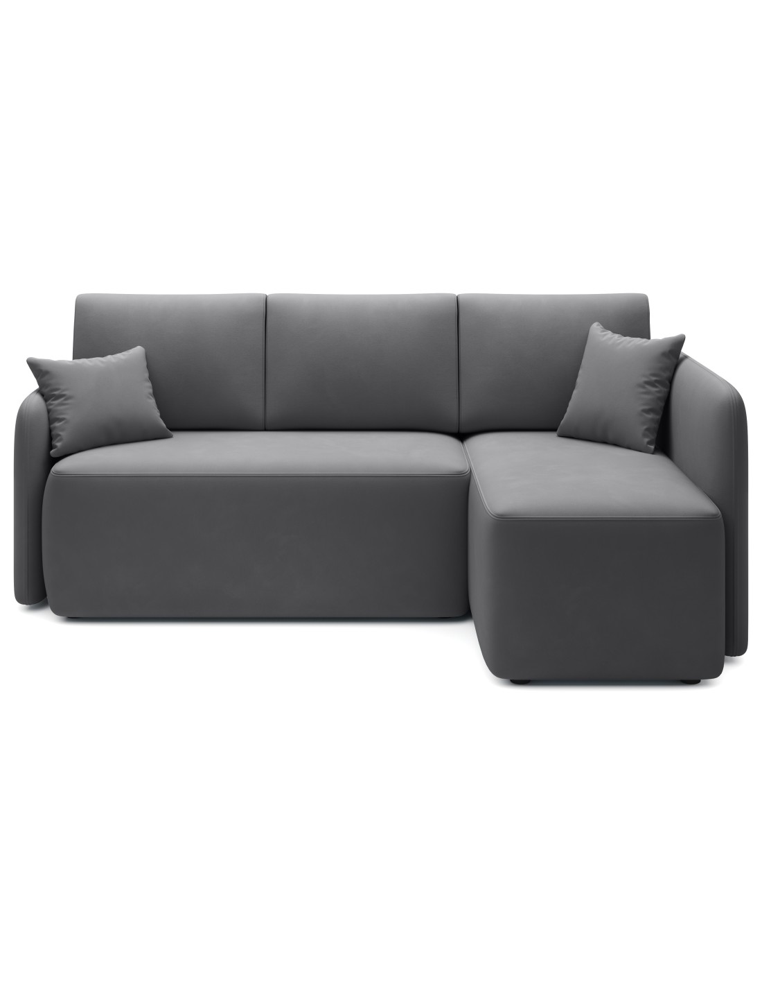 Canapé D'Angle Collection Hedson Coloris Gris Foncé