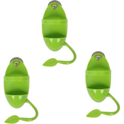 3 Pcs Perche De Support D'Oiseau, Twinkling Mangeoires À Oiseaux Avce Os De Seiche, Porte Seiche Perruche Plastique Support De Nourriture Pour Oiseaux, Mangeoire Pour Oiseaux En Cage.